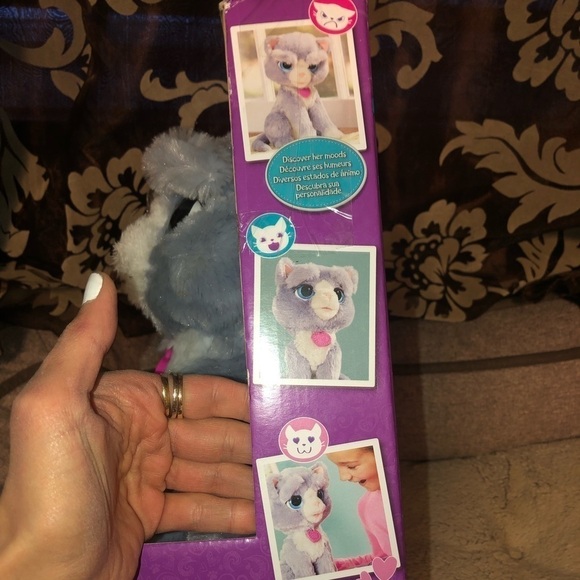 Bnib Furreal Friends Bootsie the Grey Cat Kitten - Picture 4 of 4